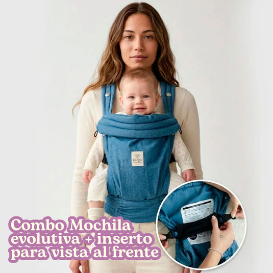 Mochila Evolutiva + Inserto para vista al frente - Kargo