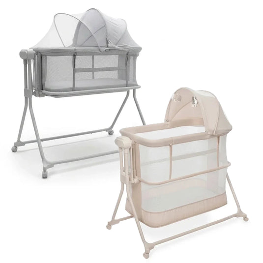 Combo Hora del Sueño #1: cuna eléctrica, colchón, sábana, protector y almohada