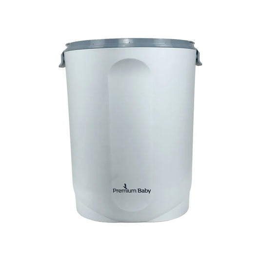 Contenedor de pañales antiolor para bebé, con sistema de sellado hermético, compatible con bolsas de basura comunes, disponible en varios colores - Premium Baby