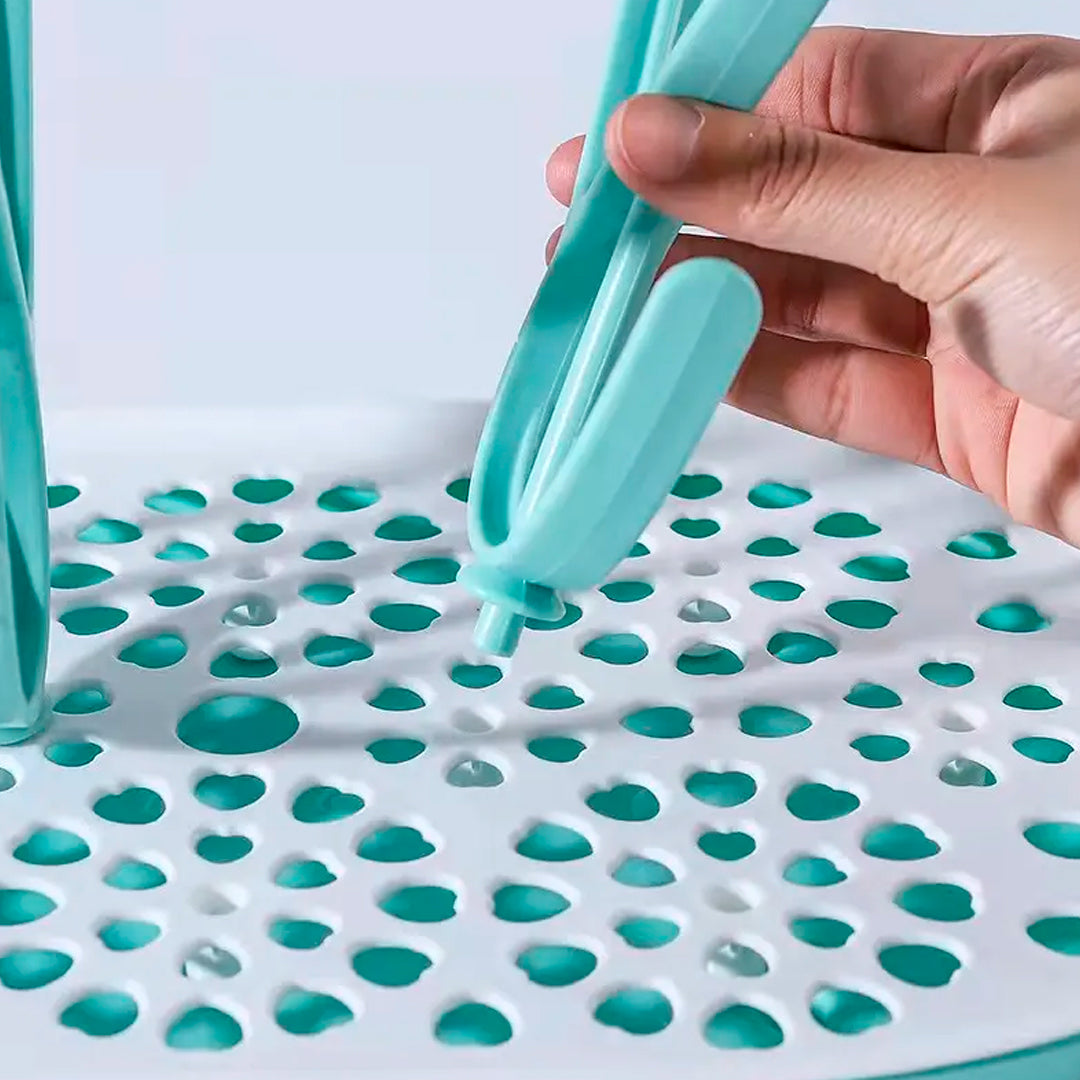 Escurridor de teteros para bebé con 16 puntos de soporte - MommyBaby