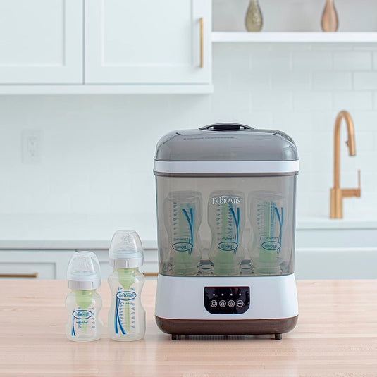 Esterilizador y secador multifuncional, esteriliza y seca todo en uno para teteros y accesorios esenciales para recién nacidos - Dr Brown's