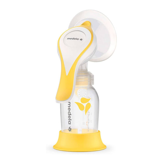 Extractor manual de palanca Flex Shields Harmony, tamaño compacto para usar con una mano, forma ovalada y borde suave, extracción en dos fases - Medela - Cocco Semana 2026