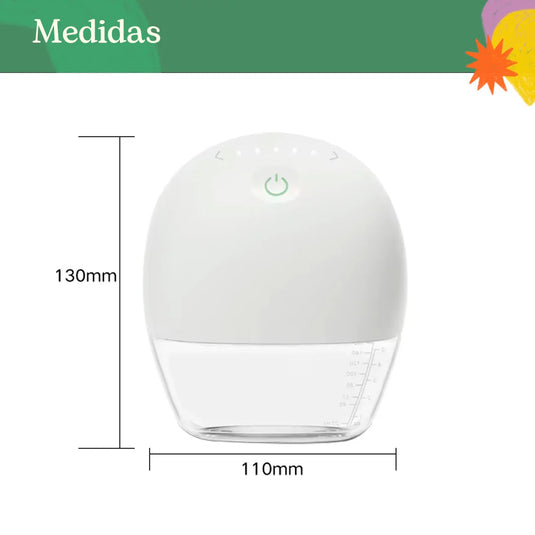 Extractor eléctrico doble manos libres blanco ajuste táctil