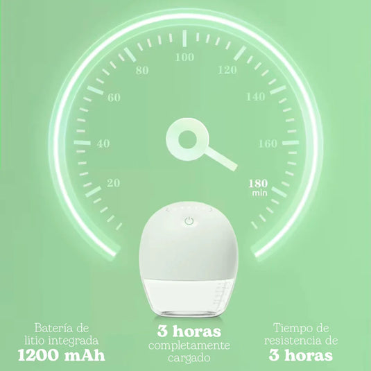 Extractor eléctrico doble manos libres blanco ajuste táctil
