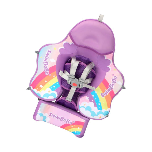 Flotador de Arcoíris Morado no inflable natación - Swimbobo