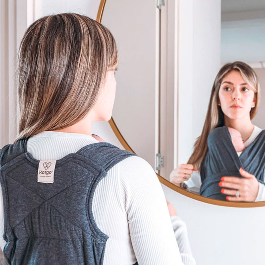 Fular elástico prearmado para recién nacido, de fácil uso en pocos pasos - Kargo