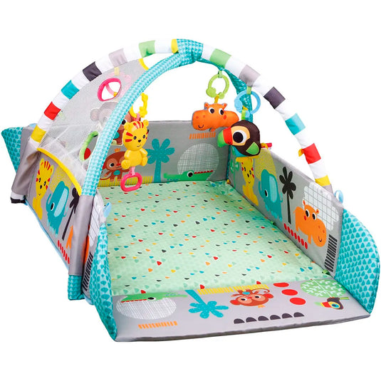 Gimnasio multifuncional 5 en 1 para bebé con móviles y pelotas