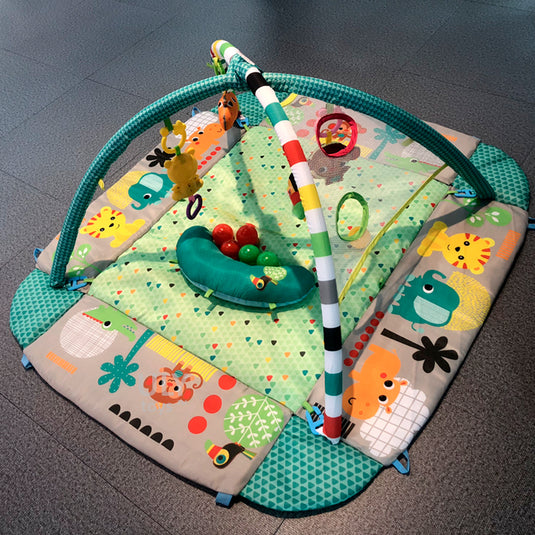 Gimnasio multifuncional 5 en 1 para bebé con móviles y pelotas