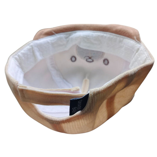 Gorra estilo tejida con diseño de Osito para bebé, gorrita para proteger del sol, diseño adorable en colores neutros, hecho en material suave e hipoalergénico
