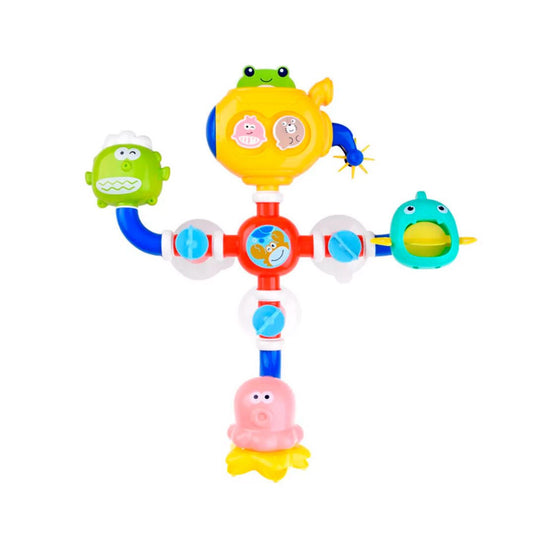 Juguete para la bañera regadera de animales, hecho en material seguro y resistente, ventosas de sujeción firme a superficies lisas, diseño con diferentes colores - Huanger