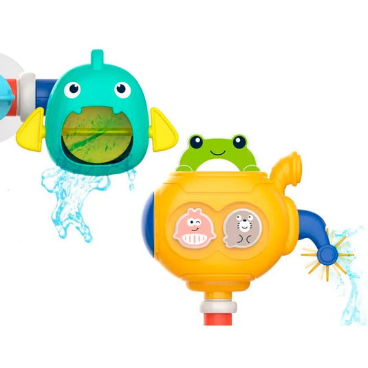 Juguete para la bañera regadera de animales, hecho en material seguro y resistente, ventosas de sujeción firme a superficies lisas, diseño con diferentes colores - Huanger
