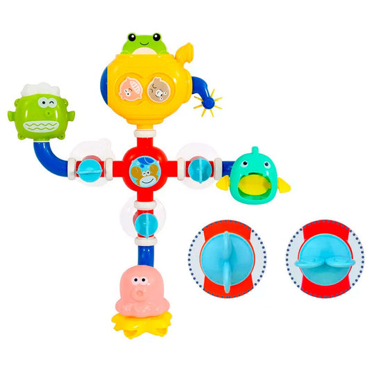 Juguete para la bañera regadera de animales, hecho en material seguro y resistente, ventosas de sujeción firme a superficies lisas, diseño con diferentes colores - Huanger