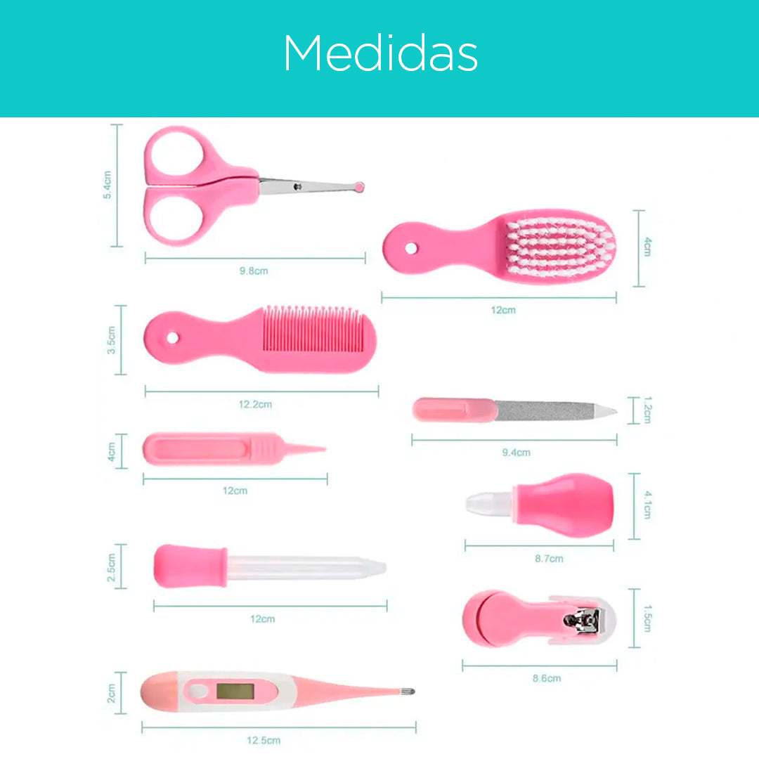 Kit de aseo de 9 piezas