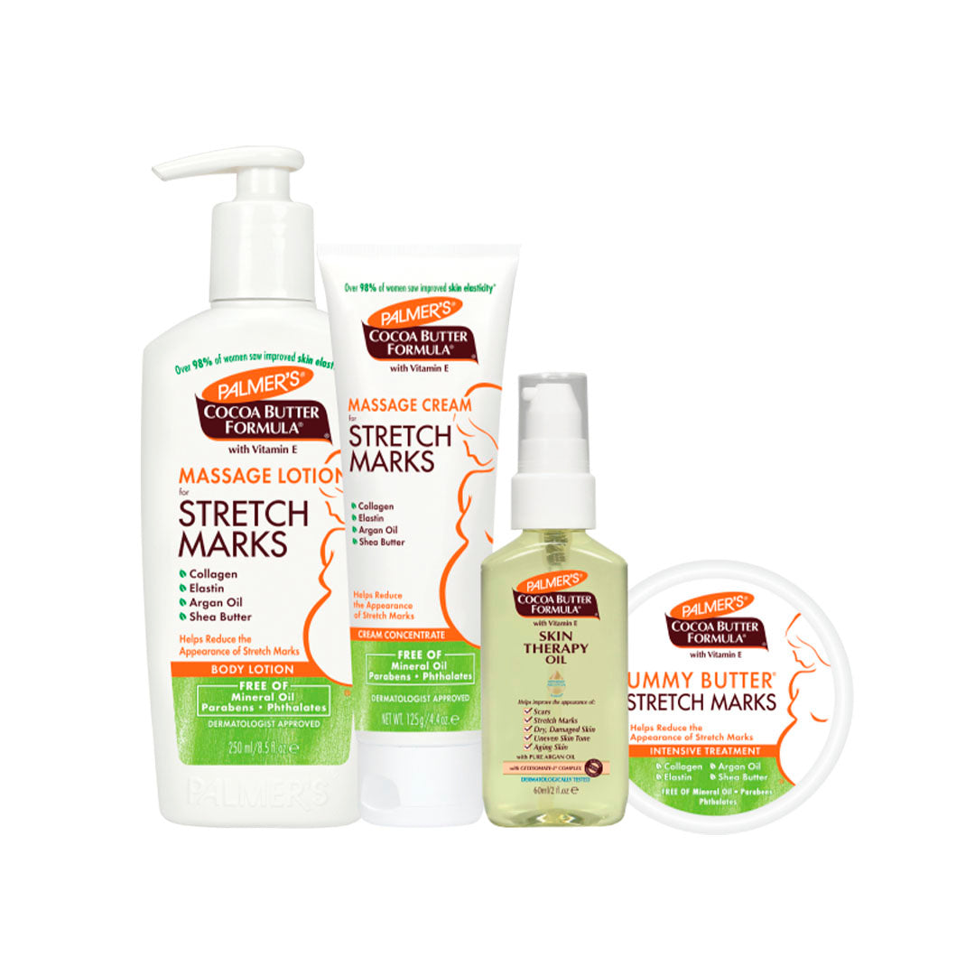 Kit completo para el cuidado de las estrías Palmers