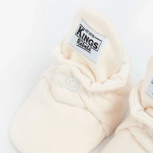 Zapatitos Algodón Classic Crema para bebé - Kings & Rebels