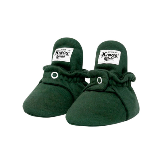 Zapatitos Algodón Classic Verde para bebé - Kings & Rebels