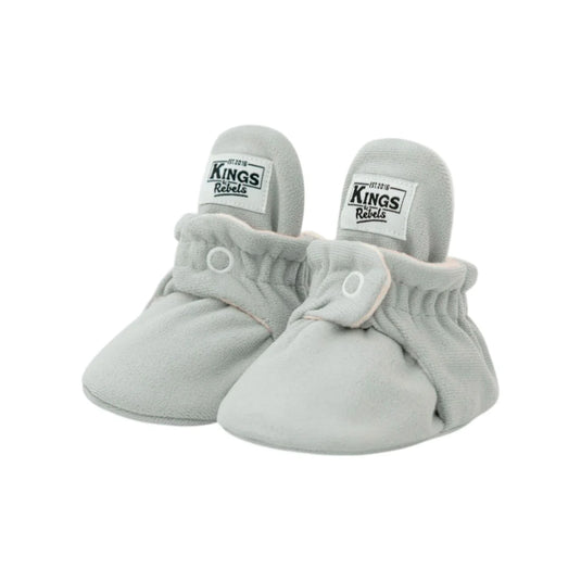 Zapatitos Gamuza Classic Gris Claro para bebé - Kings & Rebels