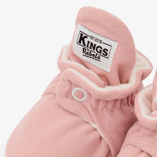 Zapatitos Gamuza Classic Palo Rosa para bebé - Kings & Rebels