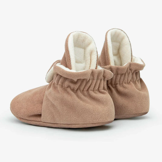 Zapatitos Gamuza Gripper Café para bebé - Kings & Rebels