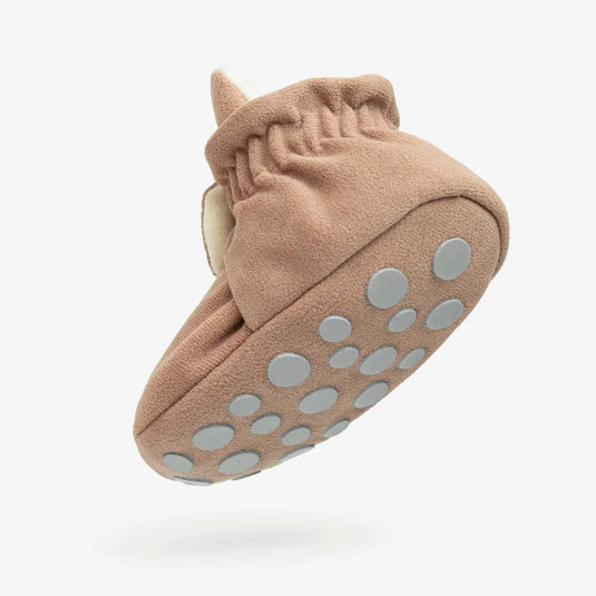 Zapatitos Gamuza Gripper Café para bebé - Kings & Rebels
