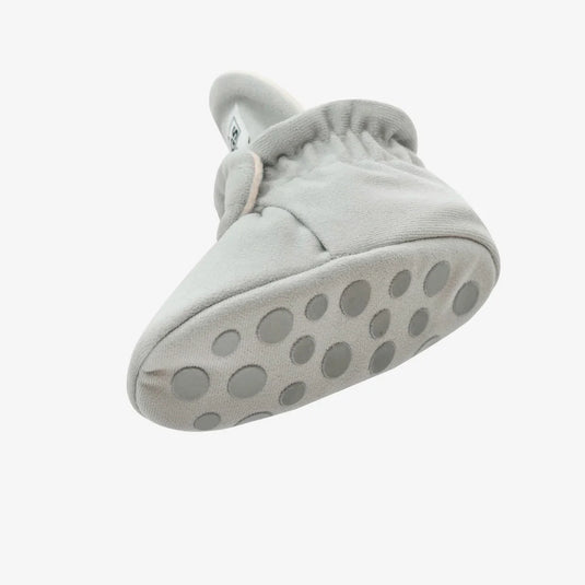 Zapatitos Gamuza Gripper Gris Claro para bebé - Kings & Rebels