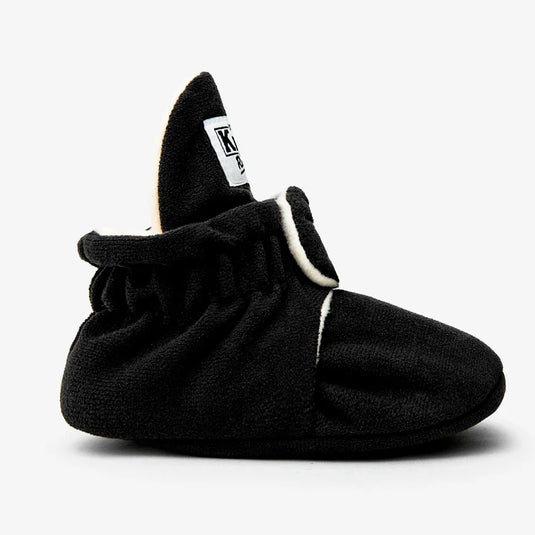 Zapatitos Gamuza Gripper Negro para bebé - Kings & Rebels