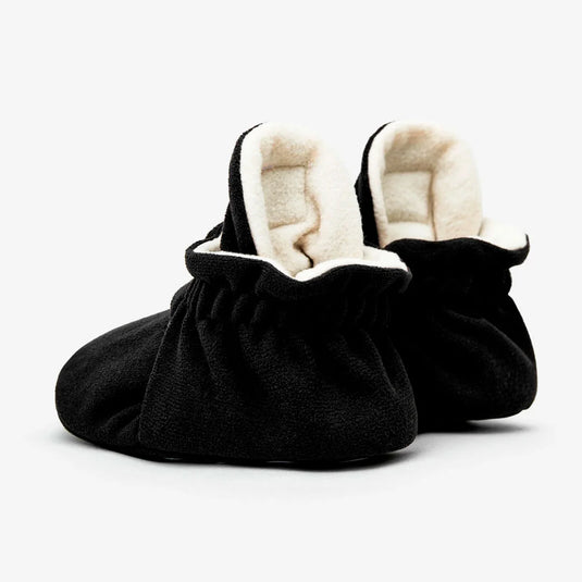Zapatitos Gamuza Gripper Negro para bebé - Kings & Rebels