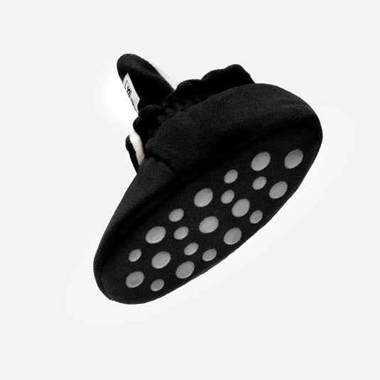 Zapatitos Gamuza Gripper Negro para bebé - Kings & Rebels