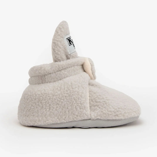 Zapatitos Teddy Gripper Gris para bebé - Kings & Rebels