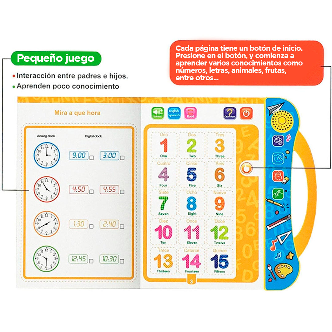 Juguete didáctico "Libro de Aprendizaje"
