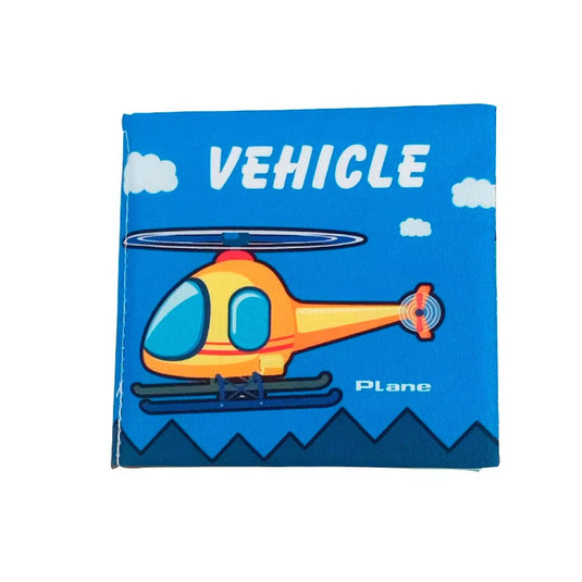 Libro sensorial de tela para bebé, con diseño y colores llamativos, lavable a máquina, hecho en material duradero, hipoalergénico, suave con la piel del bebé