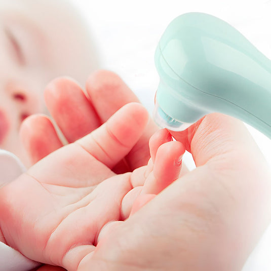 Lima eléctrica recargable con cabezal intercambiable, color verde menta, velocidad ajustable, con luz LED que enciende automáticamente, delicada al tacto con la piel