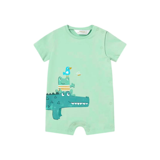 Mameluco manga corta diseño estampado para bebé - Mayoral