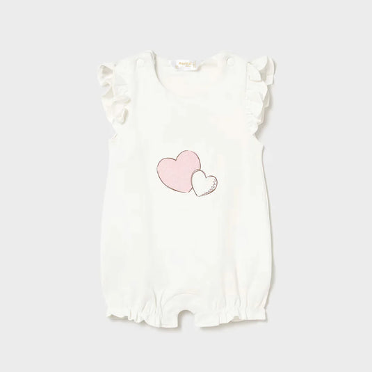Mameluco manga corta adorno de bolero para bebé - Mayoral