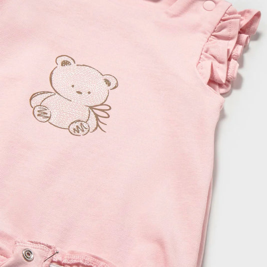 Mameluco manga corta adorno de bolero para bebé - Mayoral