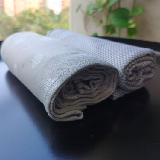 Set de mantas x2 ligeras para bebé, tejido delicado con la piel de tu bebé, ultrasuaves y acogedoras - Toral