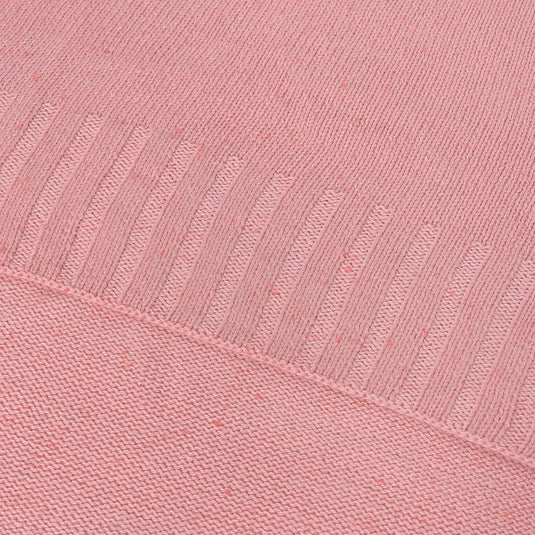 Manta tejida con borde con diseño bordado para bebé, diseño envolvente en punto suave que ofrece confort al bebé en sus momentos de descanso, de medidas de 90 cm de largo x 90 cm de ancho - Mayoral