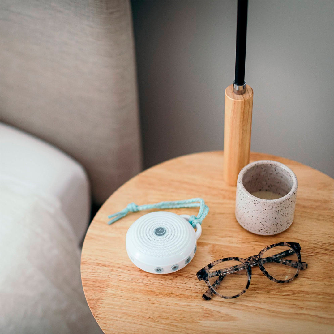 Maquina de ruido blanco Yogasleep, recargable y portátil con 3 sonidos