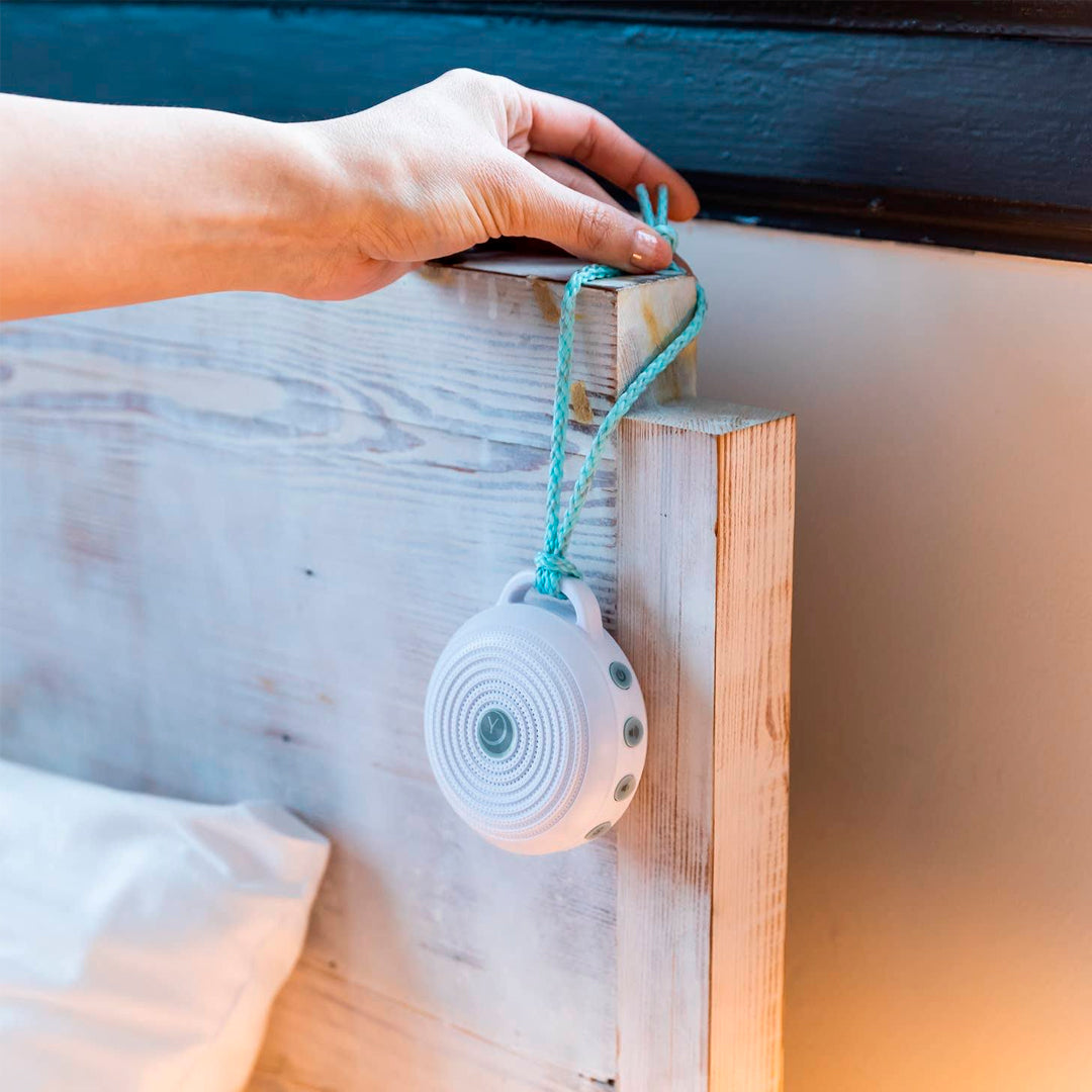 Maquina de ruido blanco Yogasleep, recargable y portátil con 3 sonidos