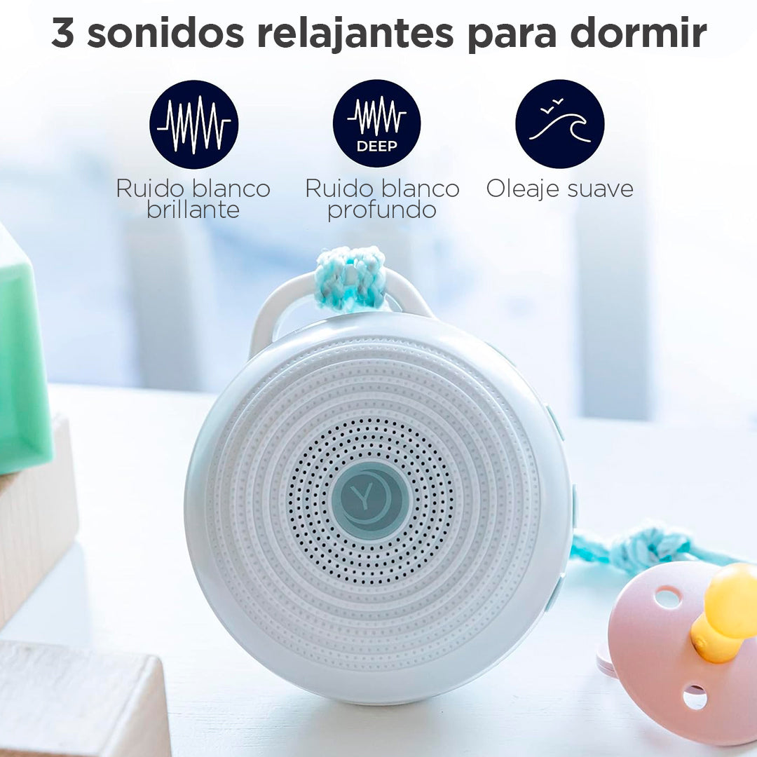 Maquina de ruido blanco Yogasleep, recargable y portátil con 3 sonidos
