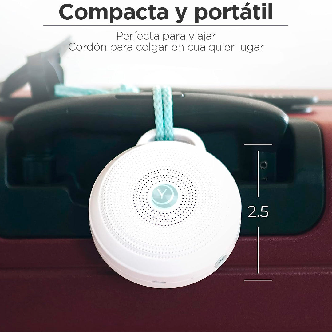 Maquina de ruido blanco Yogasleep, recargable y portátil con 3 sonidos