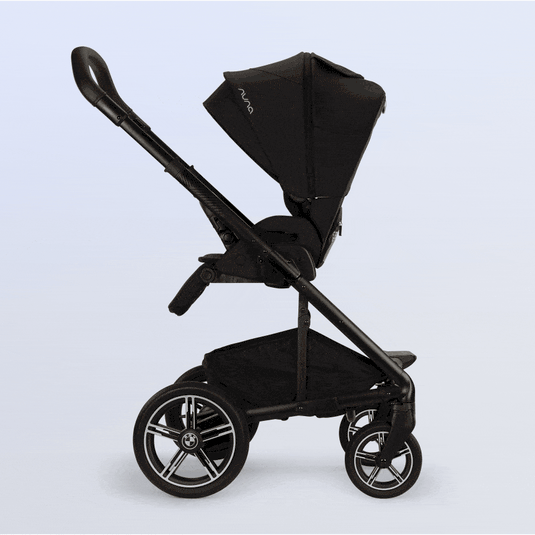 Coche paseador MIXX next BMW Collection convertible en capazo y travel system, con reclinado horizontal, asiento reversible y plegado compacto - Nuna