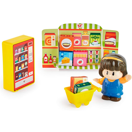 Juego interactivo Mercadito, interactivo multiactividad con figuritas