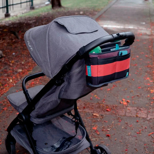 Minibolso organizador para coche hecho con lona reciclada - Anto