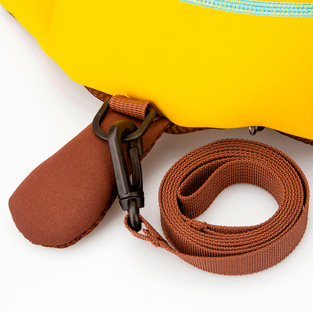 Morral para niño con arnés de seguridad