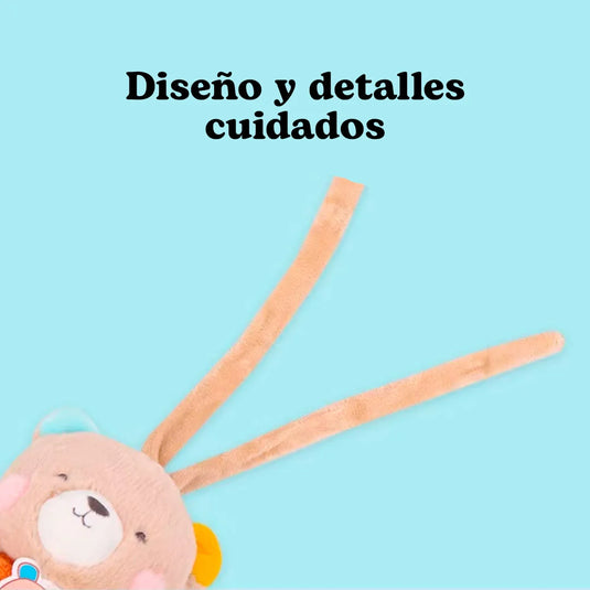 Móvil colgante peluche con caja musical con cuerda para bebé