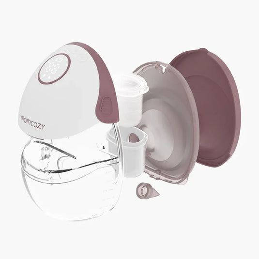 Extractor de leche manos libres Mobile Style M6, ultradelgado y silencioso, con 3 modos y 9 niveles de succión, hasta 180 minutos de batería - Momcozy