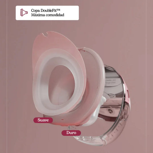 Extractor de leche manos libres Mobile Style M6, ultradelgado y silencioso, con 3 modos y 9 niveles de succión, hasta 180 minutos de batería - Momcozy