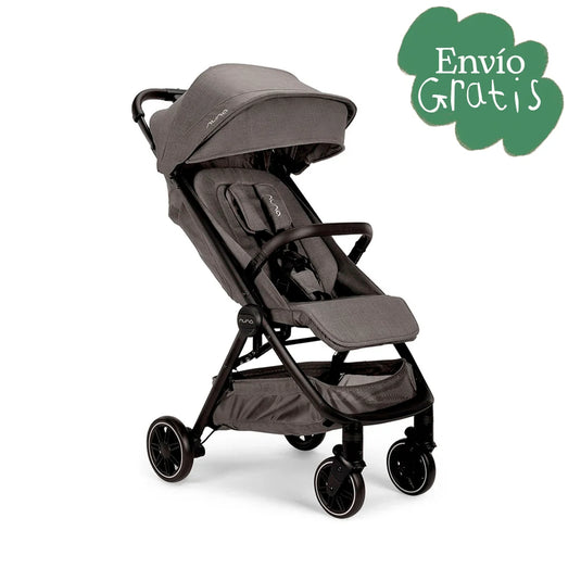 Coche paseador TRVL maleta ultracompacto para bebé, con sistema de plegado compacto tipo maleta, cinturón en 5 puntos, barra de empuje con detalles de lujo, ultraligero y fácil de transportar - Nuna