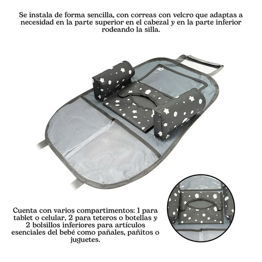 Organizador para carro, con múltiples compartimentos - Nubba
